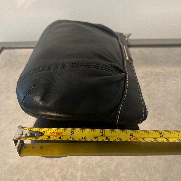 Coach 🖤 black leather wristlet - wallet - clutch - vintage - Picture 5 of 8